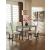 Kimonte Faux Leather Dining Side Chair | Ivory & Espresso