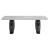 D2502 Faux Marble Rectangular Dining Room Set with D12 Chairs