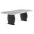 D2502 Faux Marble Rectangular Dining Room Set with D12 Chairs
