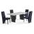 D2502 Faux Marble Rectangular Dining Room Set with D12 Chairs