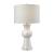 White Earthenware Table Lamp