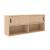 Round Melamine Workstation Desk Bench for 2 Persons w/High Storage Cabinets