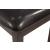 Hammis Faux Leather Dining Side Chair | Dark Brown Wood