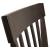 Hammis Faux Leather Dining Side Chair | Dark Brown Wood