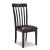Hammis Faux Leather Dining Side Chair | Dark Brown Wood