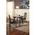 Hammis Faux Leather Dining Side Chair | Dark Brown Wood