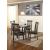Hammis Faux Leather Dining Side Chair | Dark Brown Wood