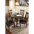 Hammis Faux Leather Dining Side Chair | Dark Brown Wood