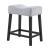 D3232 Faux Marble Bar Table with 2 Fabric Stools