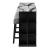 D3232 Faux Marble Bar Table with 2 Fabric Stools
