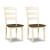 Woodanville Farmhouse Dining Side Chair | Cream & Brown
