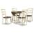 Woodanville Farmhouse Dining Side Chair | Cream & Brown