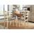 Woodanville Farmhouse Dining Side Chair | Cream & Brown