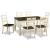 Woodanville Farmhouse Dining Side Chair | Cream & Brown