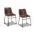 Centiar Mid-Century Dining Chair | Faux Leather & Metal
