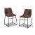 Centiar Mid-Century Dining Chair | Faux Leather & Metal