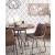 Centiar Mid-Century Dining Chair | Faux Leather & Metal
