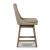 Tallenger Faux Leather/Wood UPH Swivel Barstool