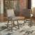 Tallenger Faux Leather/Wood UPH Swivel Barstool