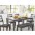 Ashley SM Bridson 6-Piece Fabric/Wood Dining Room Set