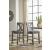 Caitbrook Gray Wood & Upholstered Barstool with Nailhead Trim