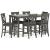 Caitbrook 7-Piece Counter Height Dining Set | Gray