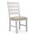 Skempton Modern Farmhouse Ladderback Dining Chair | Distressed White