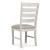 Skempton Modern Farmhouse Ladderback Dining Chair | Distressed White