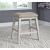 Skempton Counter Stool - Whitewash & Brown Wood Stool | Sohomod