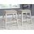 Skempton Counter Stool - Whitewash & Brown Wood Stool | Sohomod