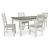 Skempton Modern Farmhouse Ladderback Dining Chair | Distressed White