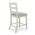 Skempton 7-Piece Counter Height Dining Set | White & Brown