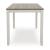 Skempton 7-Piece Counter Height Dining Set | White & Brown