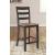 Gesthaven Wood Barstool Set of 2 - White & Natural | Sohomod
