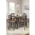 Gesthaven 5-Piece Counter Height Dining Set | Natural Brown