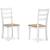 Gesthaven Dining Side Chair | Natural Mango Wood & White
