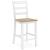 Gesthaven Natural & White Wood Counter Height Stool