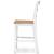 Gesthaven Natural & White Wood Counter Height Stool