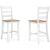 Gesthaven Natural & White Wood Counter Height Stool