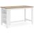 Gesthaven Rectangular Wood Counter Height Table with Storage