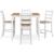 Gesthaven 5-Piece Counter Height Dining Set | Black & Gray