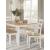 Gesthaven 6-Piece Dining Set - Natural & White Table & Bench | Sohomod