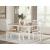 Gesthaven 6-Piece Dining Set - Natural & White Table & Bench | Sohomod