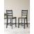 Gesthaven Wood Barstool - Blue & Natural Counter Stool | Sohomod