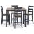 Gesthaven 5-Piece Counter Height Dining Set | Natural & Blue
