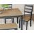Gesthaven 6-Piece Dining Set - Natural & Blue Table & Bench | Sohomod