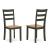 Gesthaven Dining Side Chair | Natural Wood & Soft Green Finish