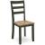 Gesthaven Dining Side Chair | Natural Wood & Soft Green Finish