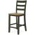 Gesthaven Wood Barstool - Green & Natural Counter Stool | Sohomod