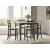 Gesthaven 5-Piece Counter Height Dining Set | Natural & Green